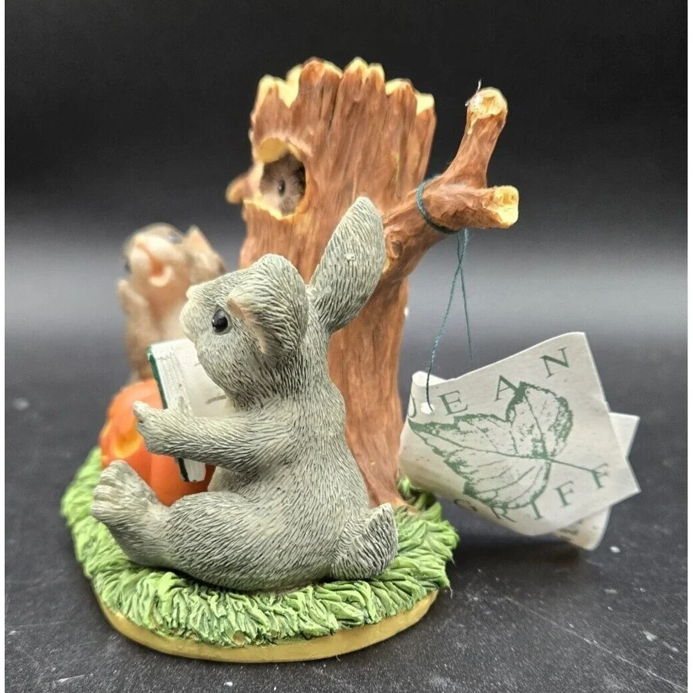 Charming Tails Ghost Stories w/‎ Box Pumpkin Halloween Signed Numbered